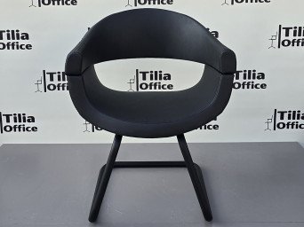 Vera Kuaför Tarama Çalışma Bekleme Koltuğu Siyah U Ayak